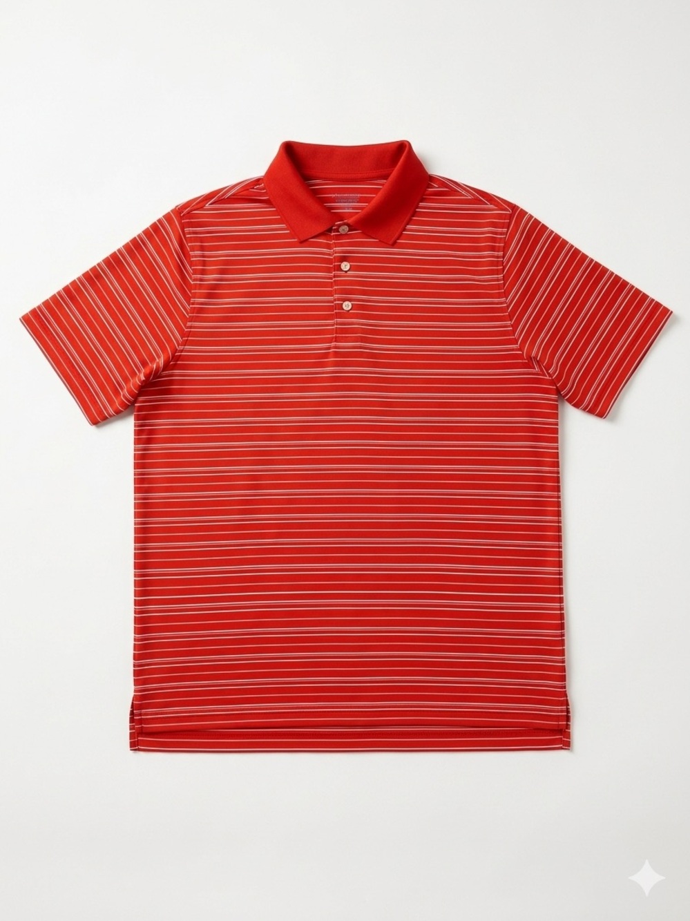 Walter Hagen Red Striped Polo Shirt